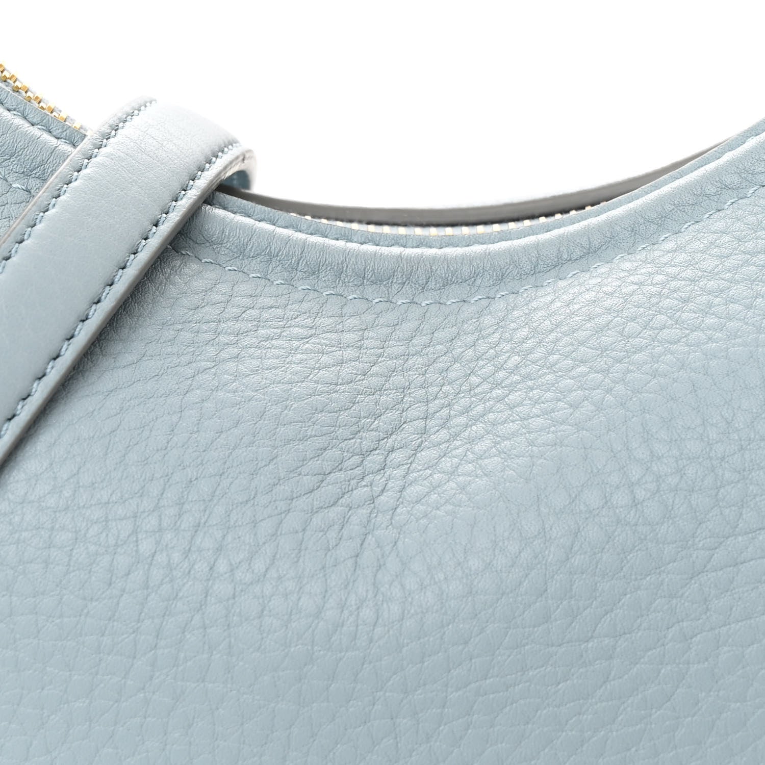 Valentino Garavani Grainy Calfskin Small Vlogo Moon Hobo Bag Blue 8 of 10