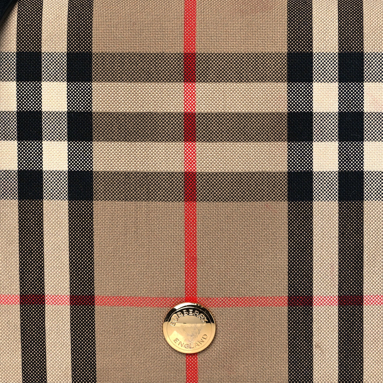 Burberry Vintage Check Hackberry Crossbody Bag Archive Beige Black 7 of 10