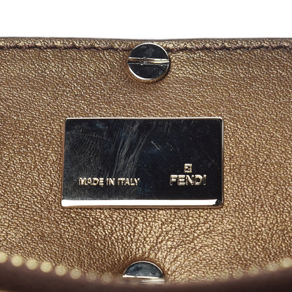 Fendi Vitello Perlat Small Mia Tote Nocciola 6 of 8