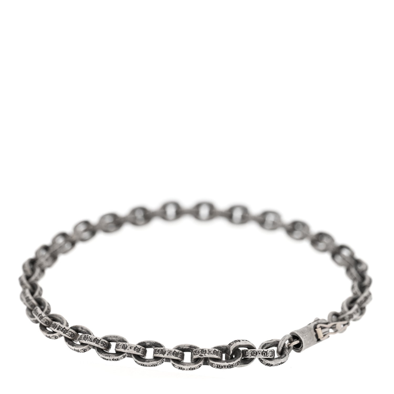 Chrome Hearts Sterling Silver Paper Chain Bracelet 2 of 3
