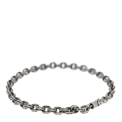 Chrome Hearts Sterling Silver Paper Chain Bracelet 2 of 3