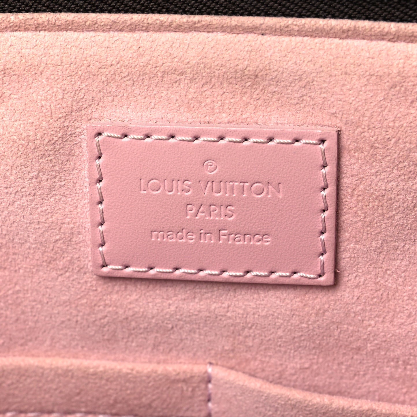 Damier Ebene Caissa Tote PM Rose Ballerine