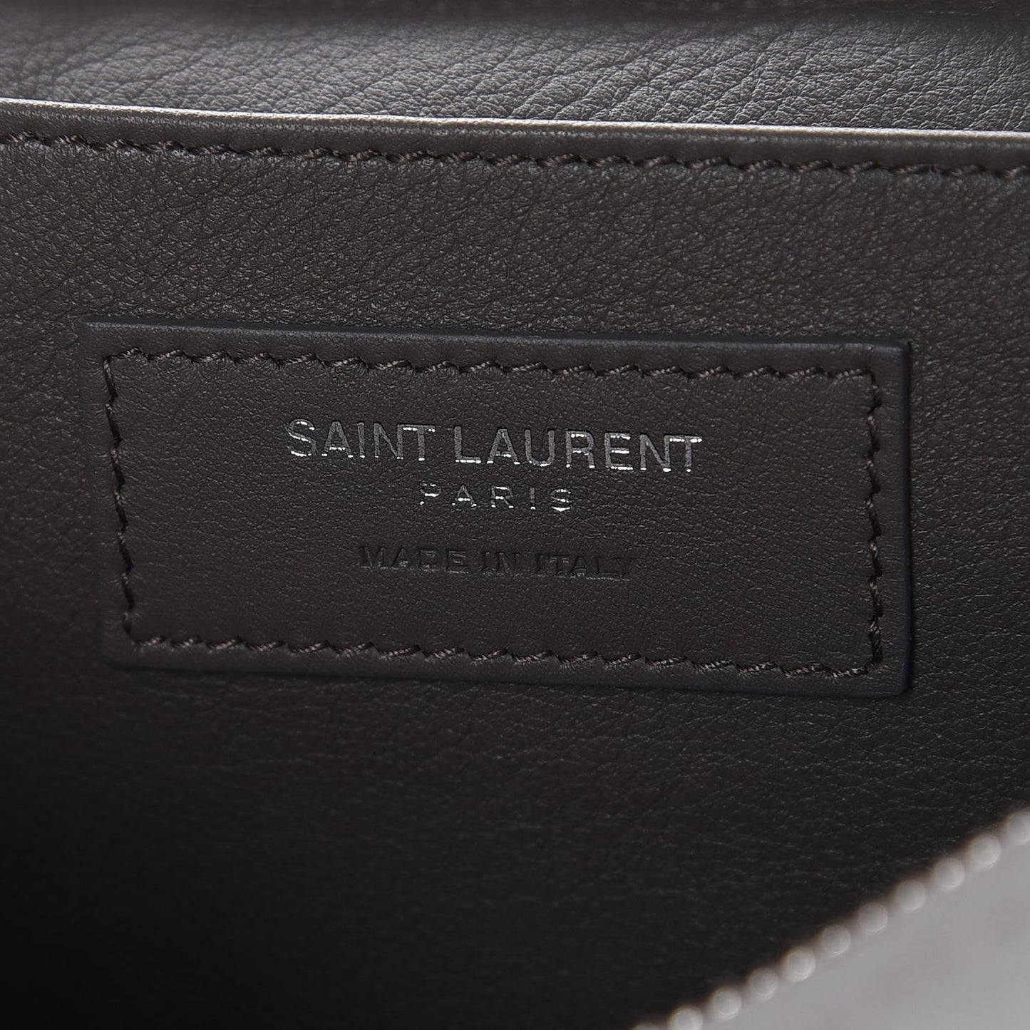 Calfskin Crocodile Embossed Baby Monogram Downtown Cabas Earth