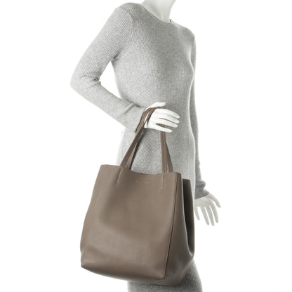 Celine Soft Grained Calfskin Medium Phantom Luggage Cabas Souris 2 of 7