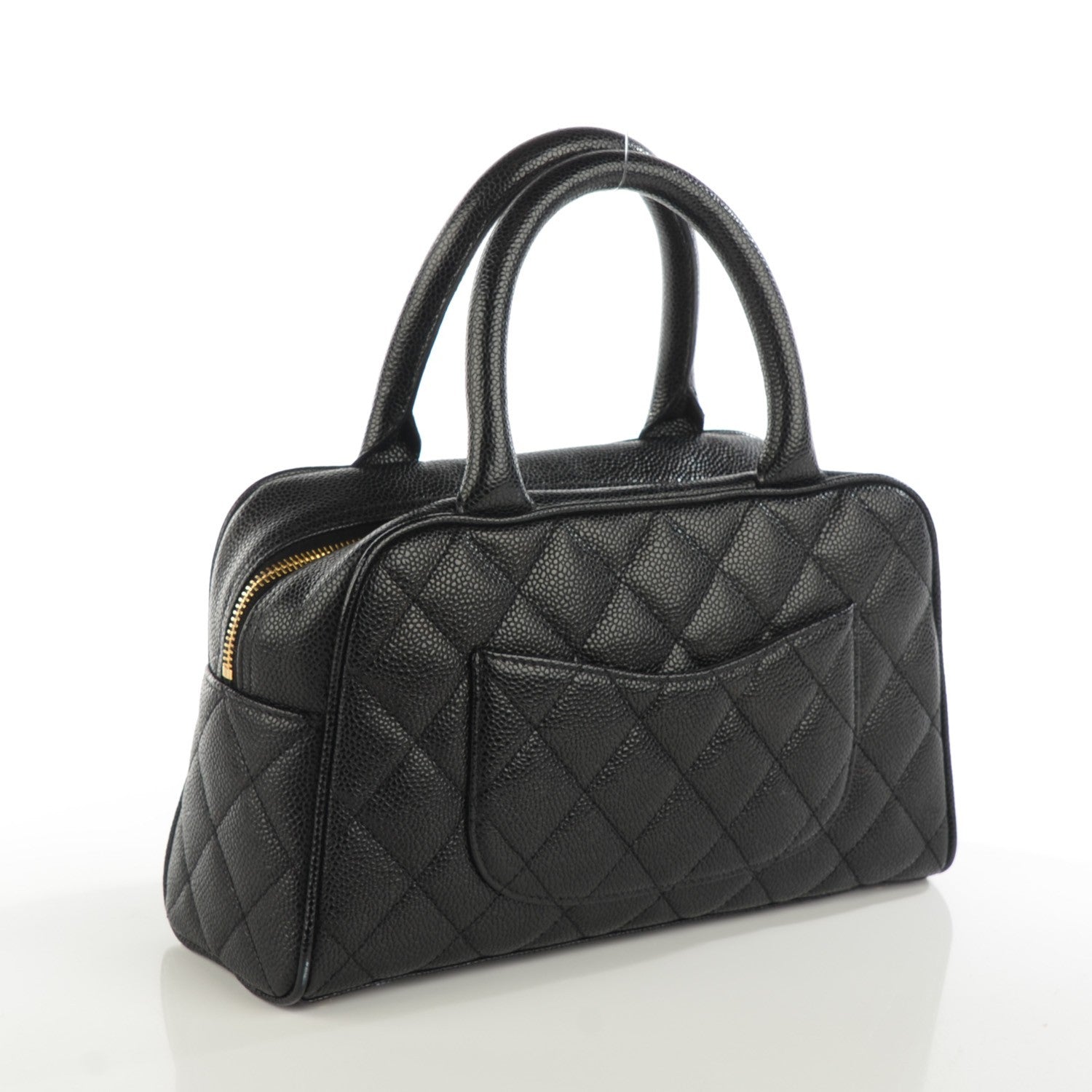 Chanel Caviar Quilted Small Bowler Black 3 of 7