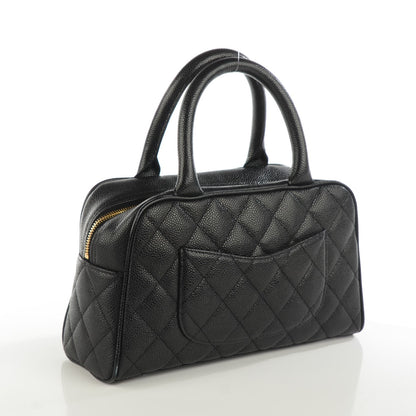 Chanel Caviar Quilted Small Bowler Black 3 of 7