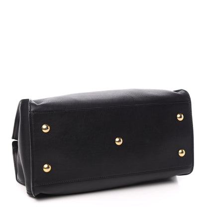 Saint Laurent Calfskin Small Classic Y Cabas Navy Blue 4 of 15