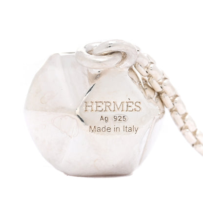 Hermes Sterling Silver Medor Drop Earrings 4 of 5