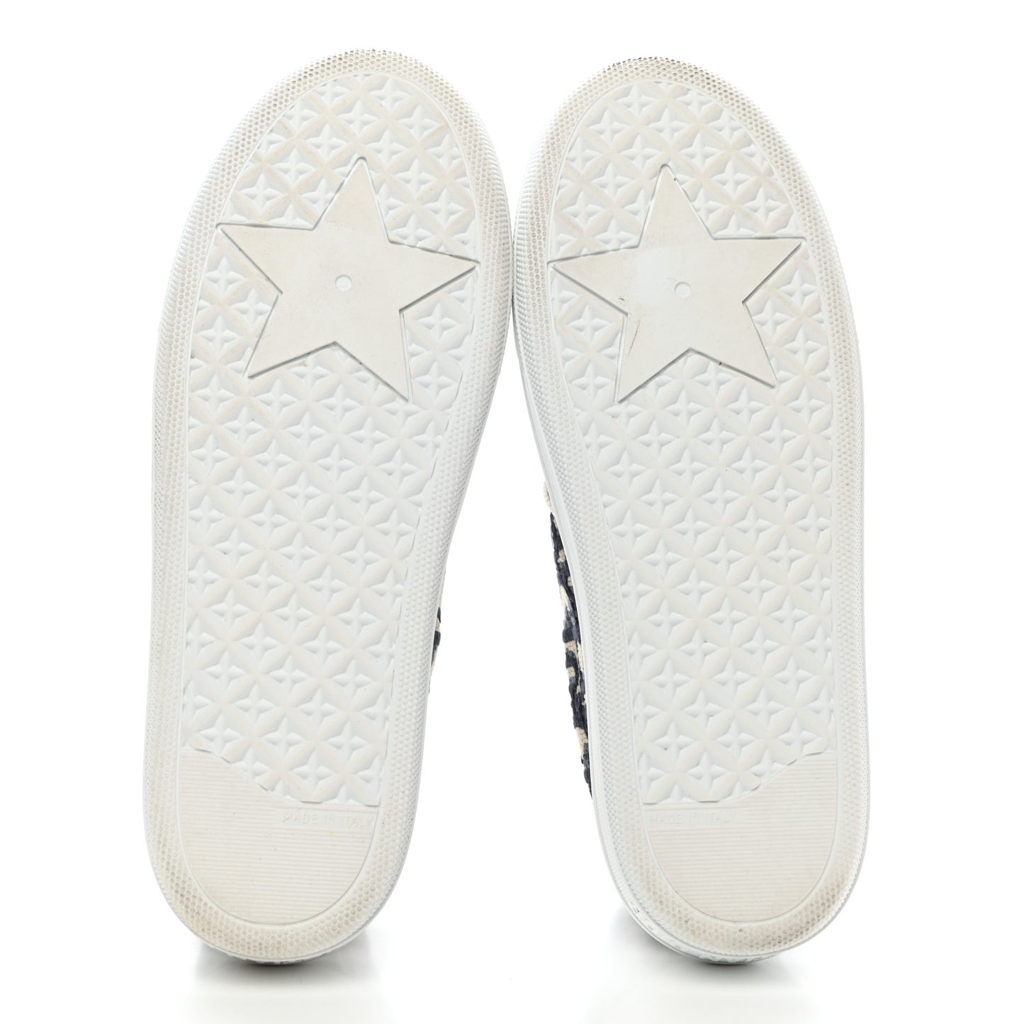 Canvas Oblique Embroidered Womens Solar Slip On Sneakers 38 Deep Blue