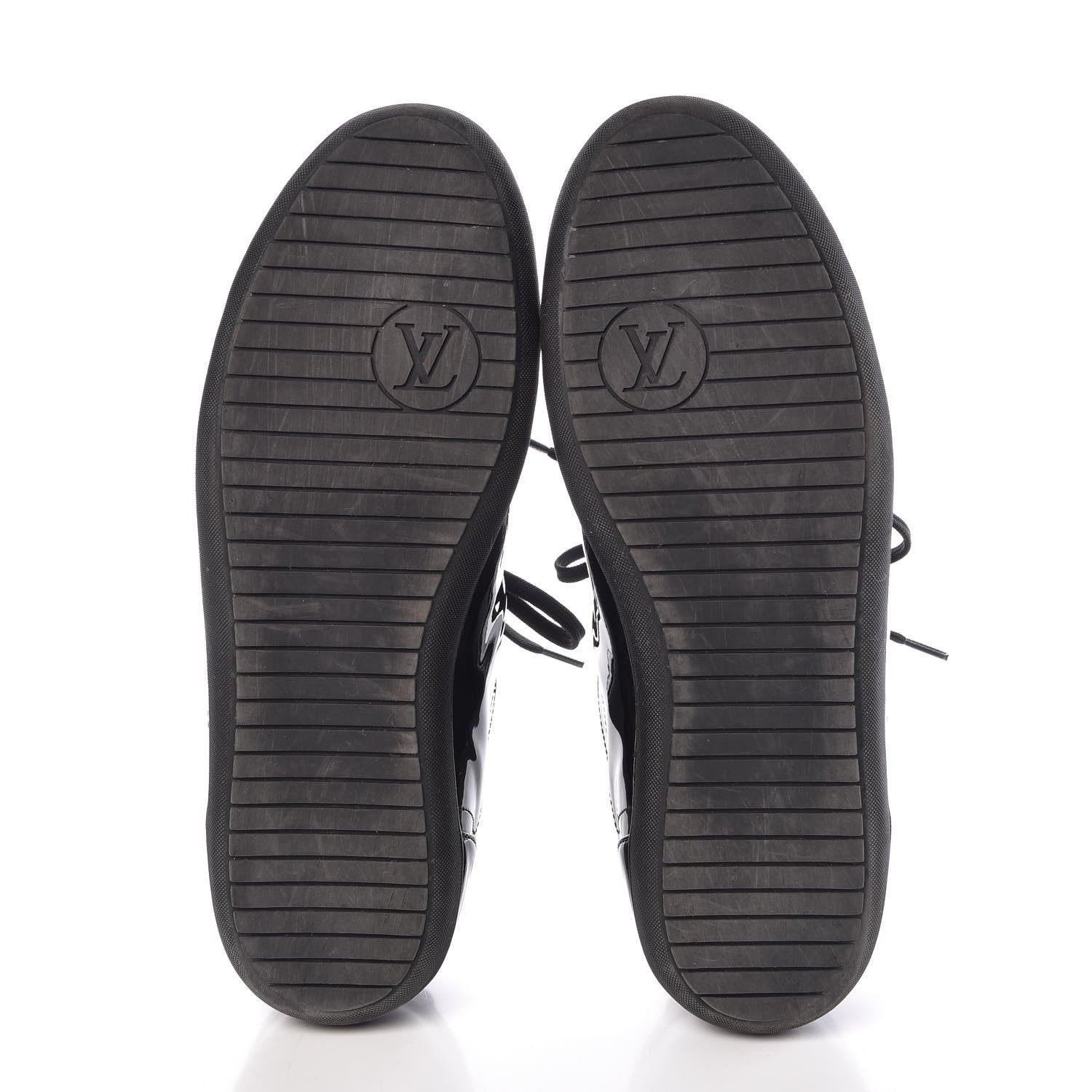 Louis Vuitton Patent Victoire Sneakers 8.5 Black 7 of 11