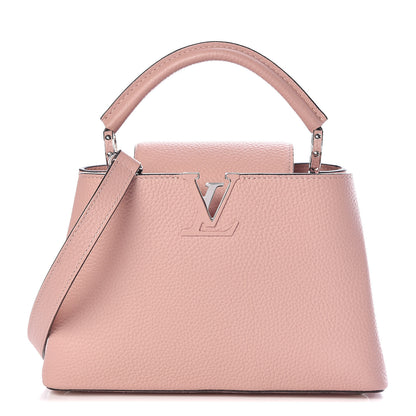 Louis Vuitton Taurillon Capucines PM Magnolia 1 of 8