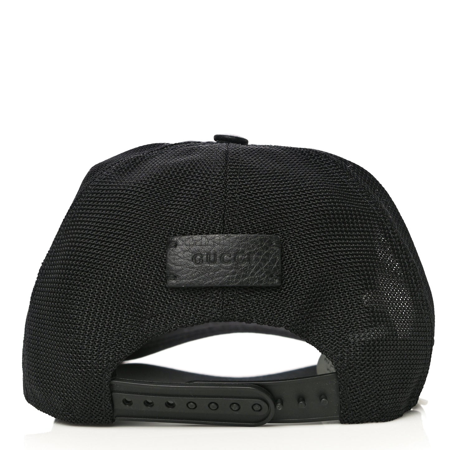 Nylon Monogram Baseball Hat L Black