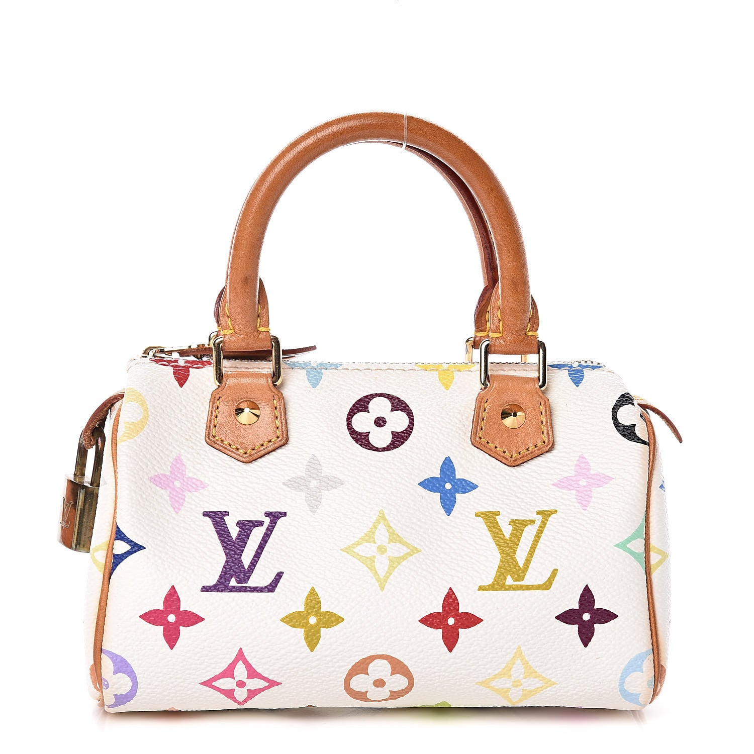 Louis Vuitton Monogram Multicolor Mini Sac HL Speedy White 1 of 14