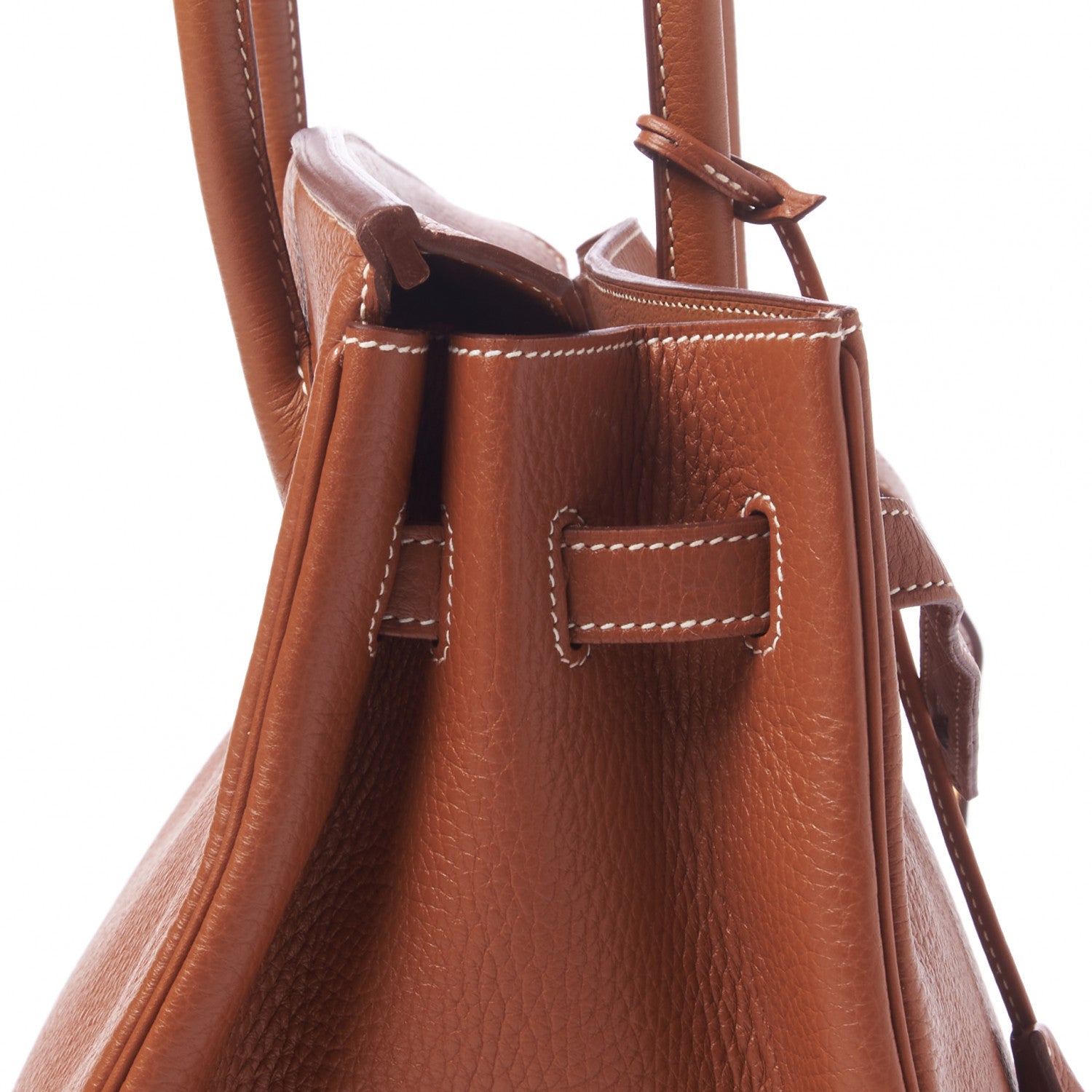Hermes Taurillon Clemence Birkin 35 Gold 15 of 33
