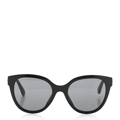 Chanel Acetate CC Butterfly Sunglasses 5414-A Black 2 of 8