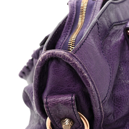 Balenciaga Agneau Giant 12 Rose Gold Hardware City Dark Violet 17 of 17