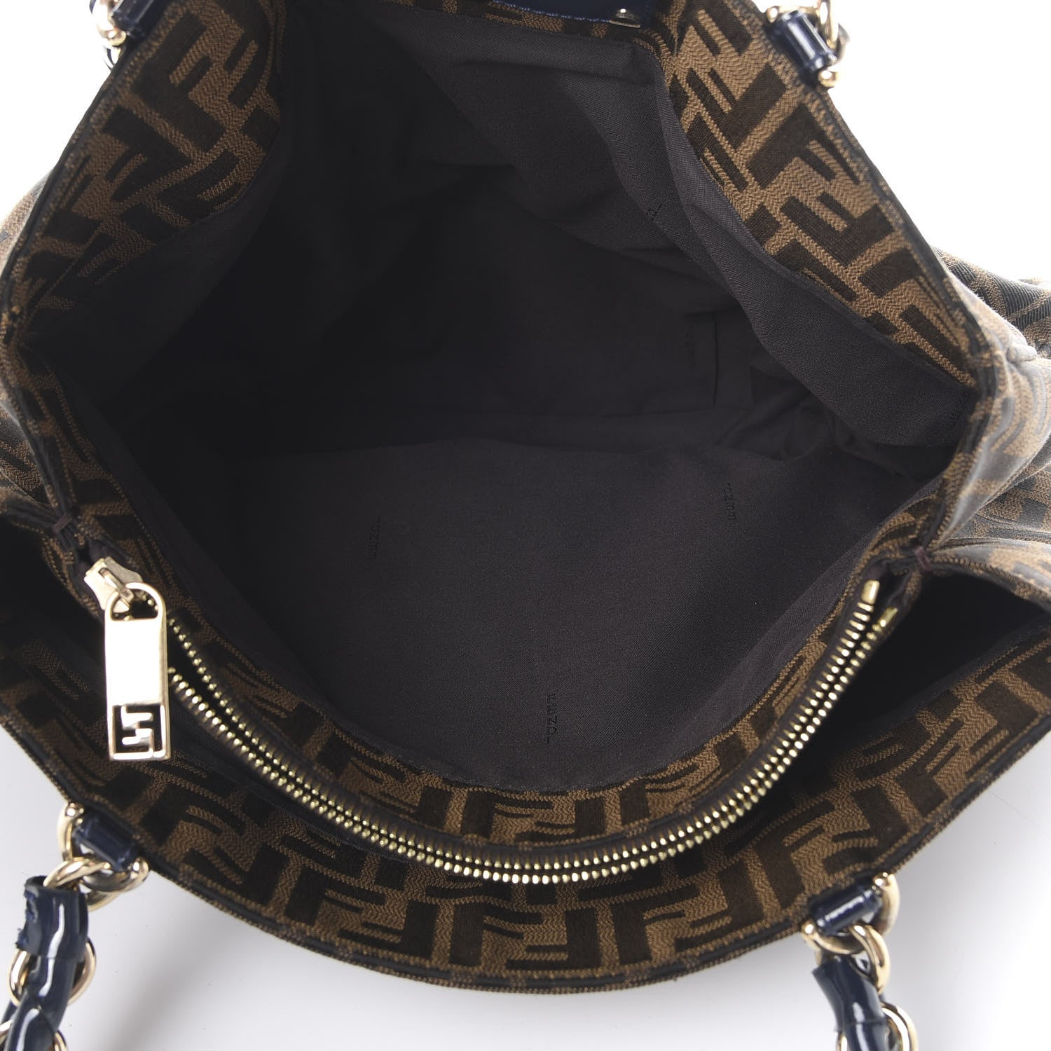 Fendi Zucca Mia Tote Tobacco 4 of 10