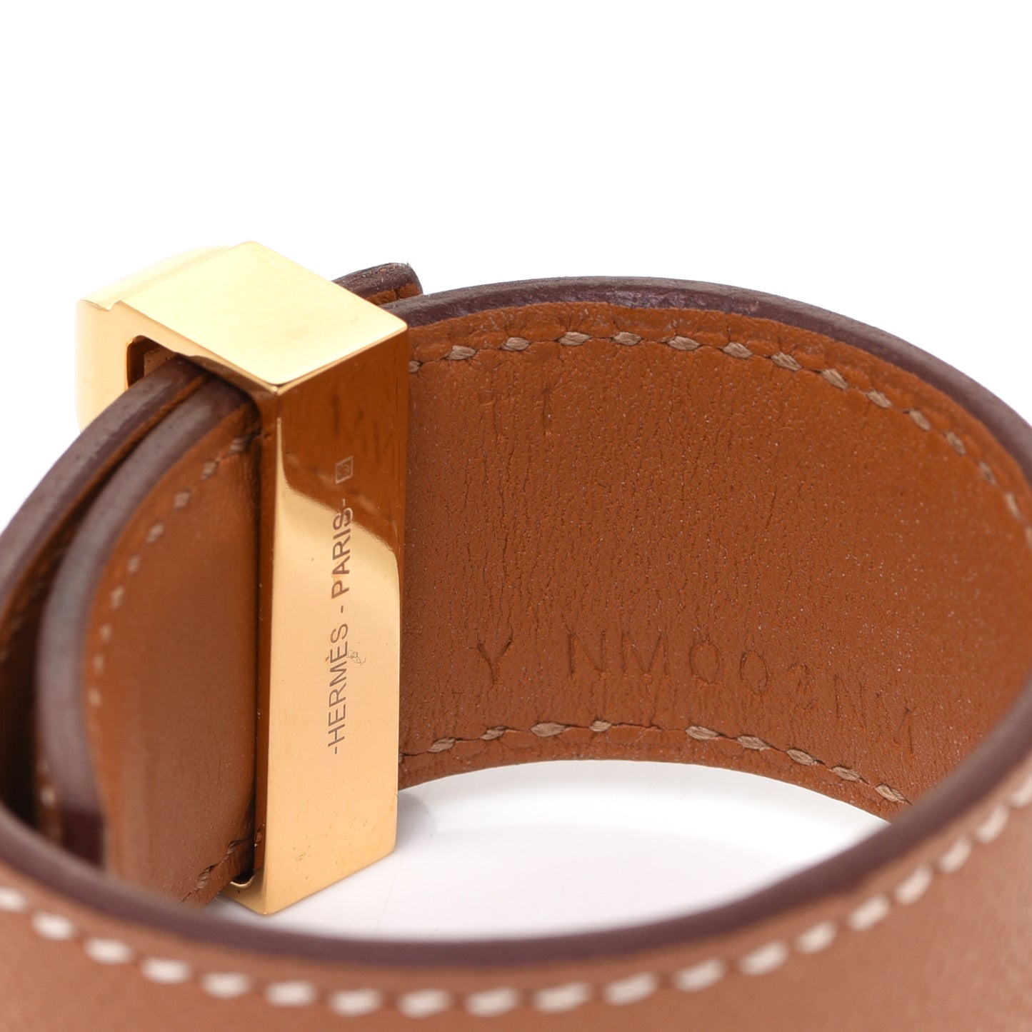 Madame Calfskin Collier de Chien 24 Bracelet T1 Gold