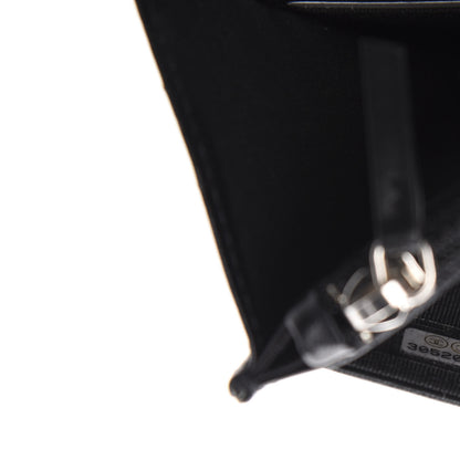Chanel Caviar Camellia Embossed Wallet On Chain WOC Black 10 of 12