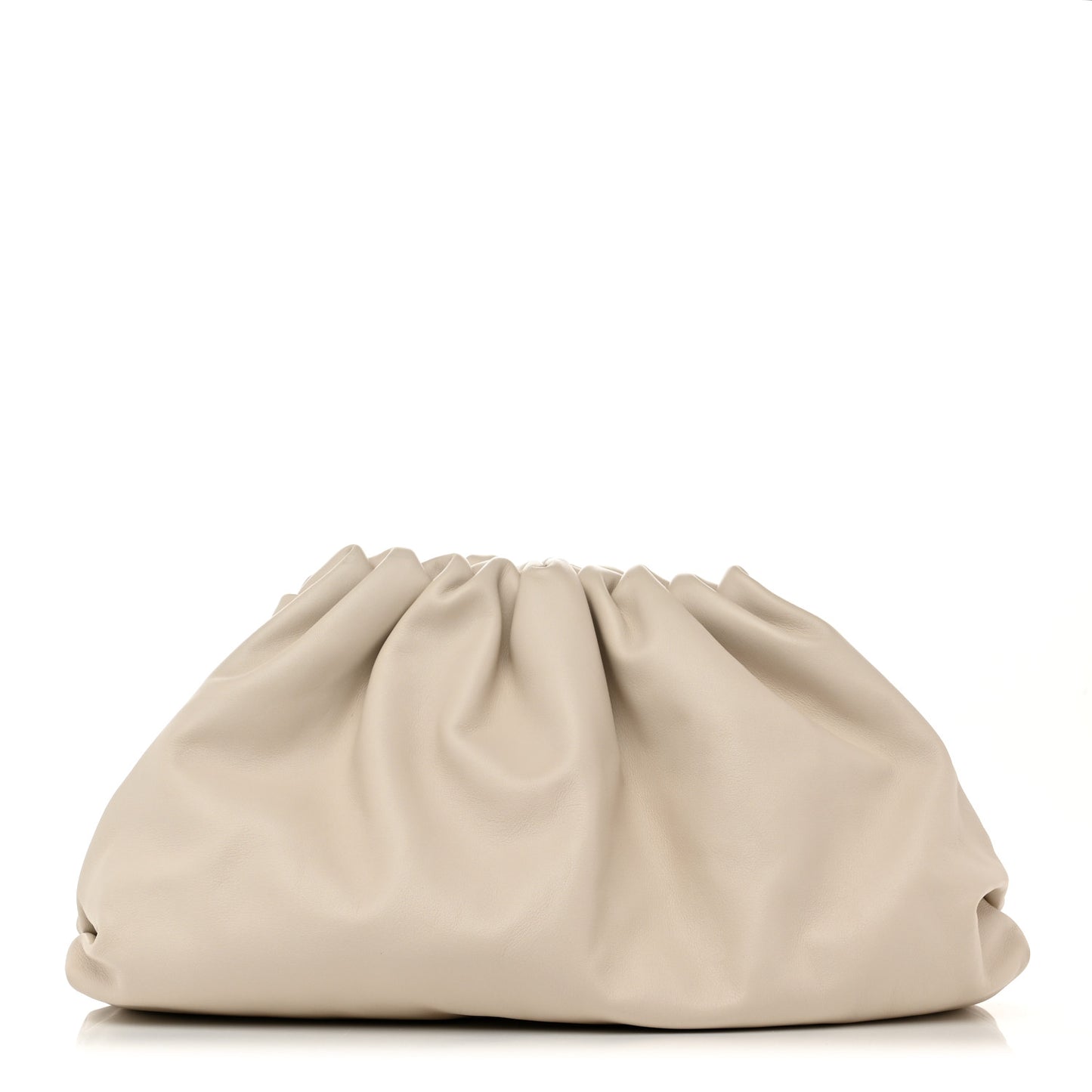 Smooth Butter Calf The Pouch Oversized Clutch Plaster