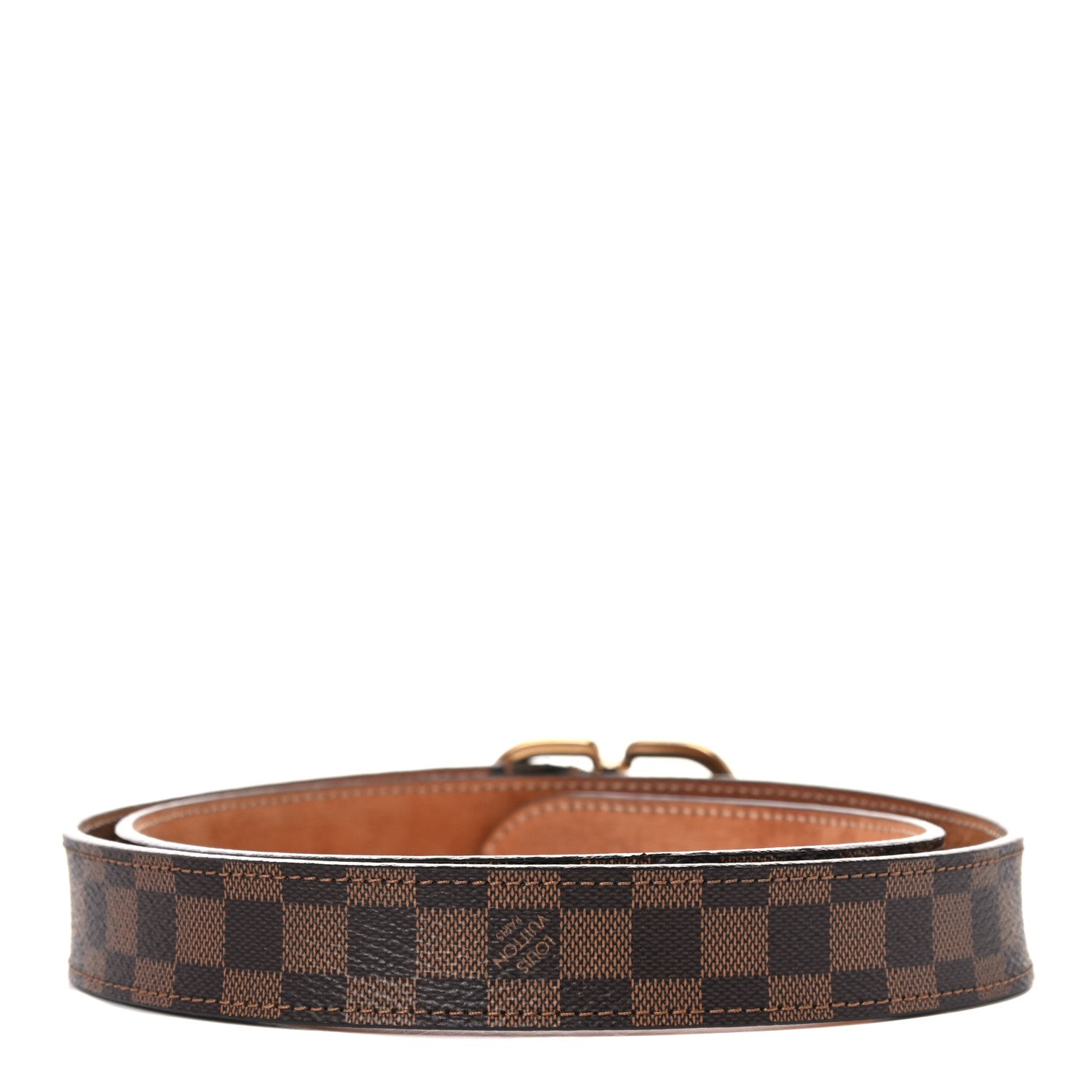 Louis Vuitton Damier Ebene Mini 25mm Belt 80 32 2 of 9