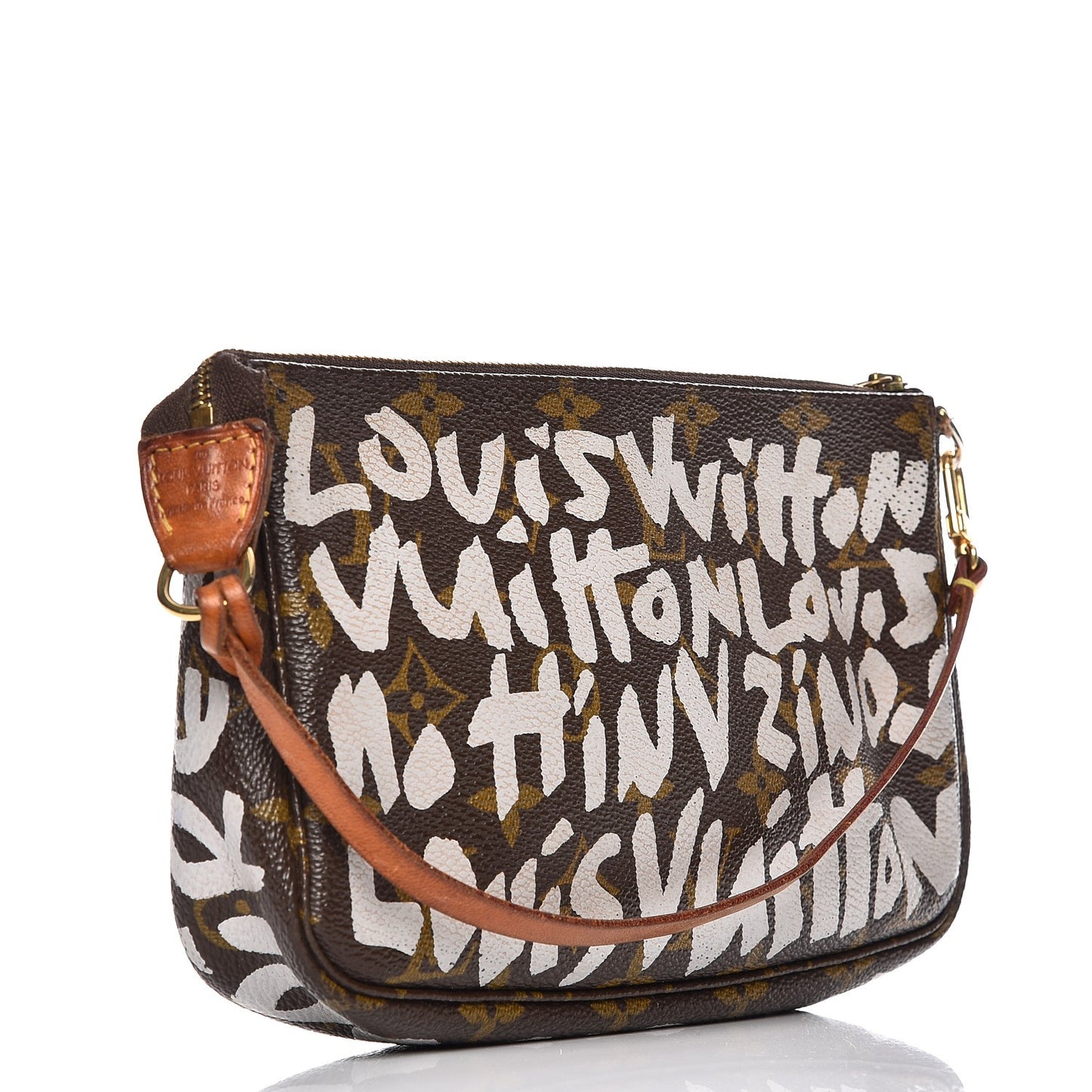 Monogram Graffiti Pochette Accessories Silver