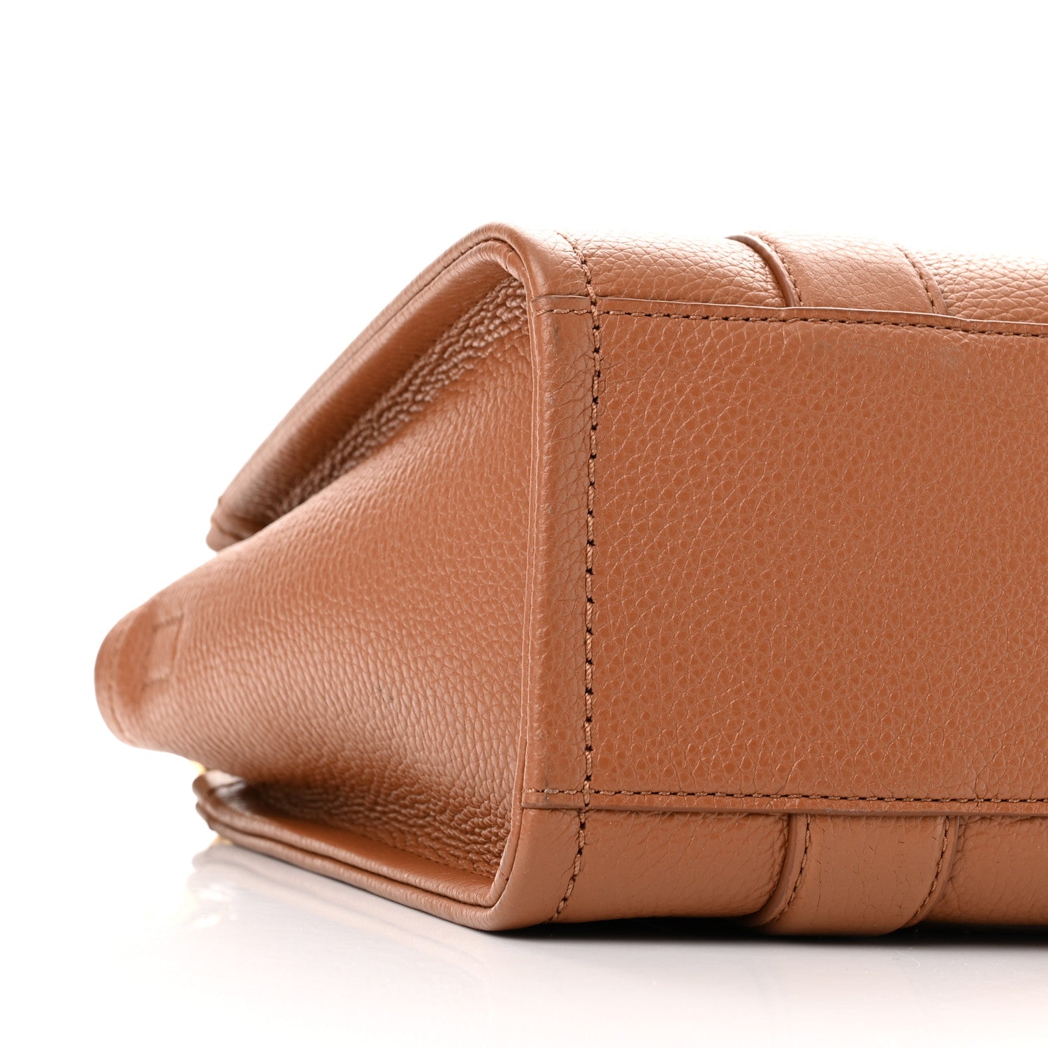 Marc Jacobs Grained Calfskin Small The Tote Bag Argan Oil 9 of 11