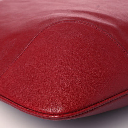 Gucci Sakai Be Green Calfskin Horsebit 1955 Cinch Top Messenger Bag New Cherry Red 10 of 11