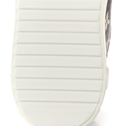 Louis Vuitton Denim Monogram Time Out Sneakers 37 8 of 9