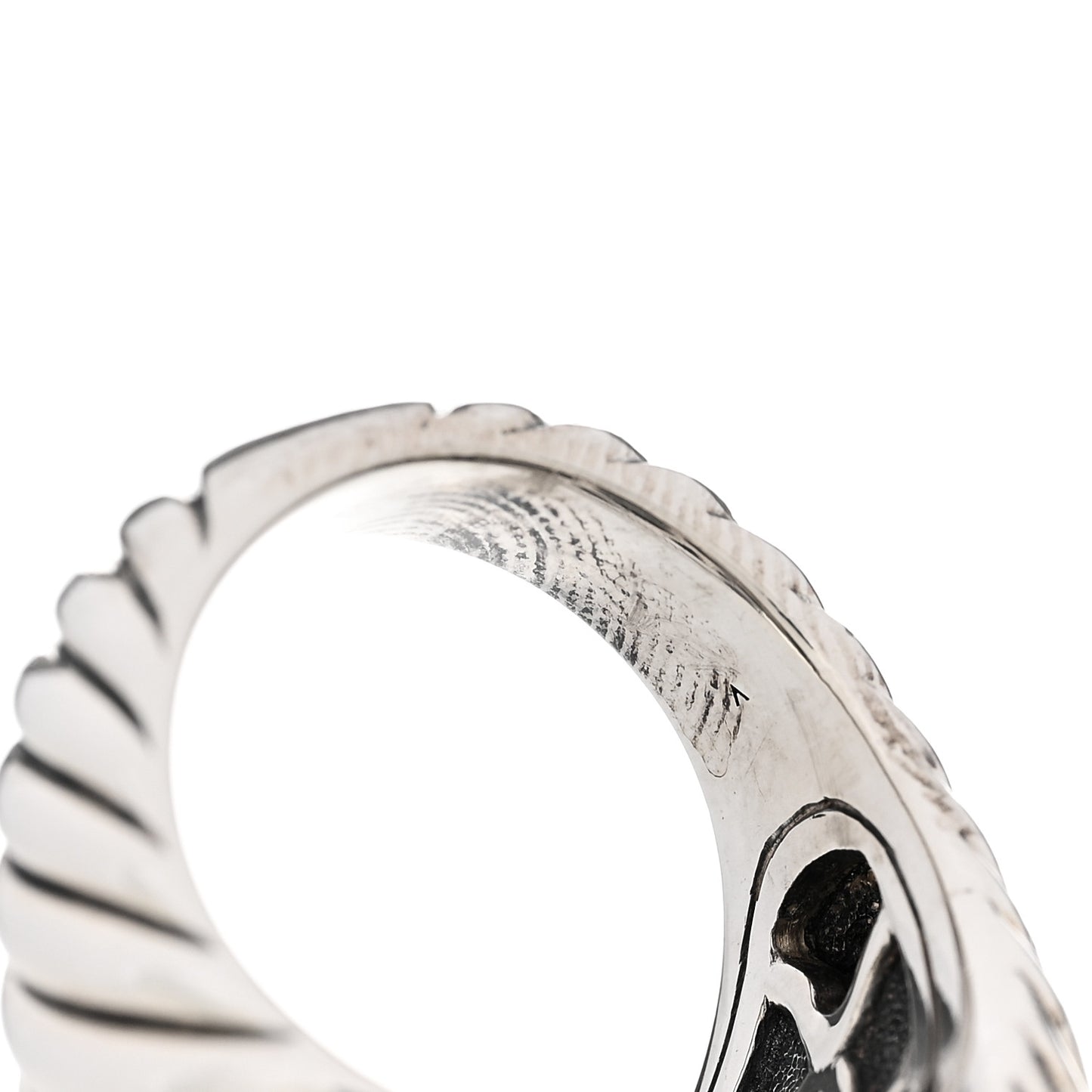 Sterling Silver Hematite Waverly Ring 54 7