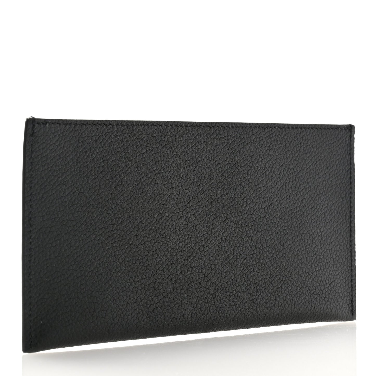 Calfskin Felicie Chain Wallet Card Holder Insert Black