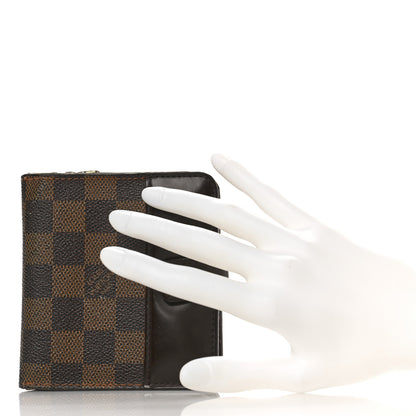 Louis Vuitton Damier Ebene Zippe Zipped Compact Wallet 2 of 13