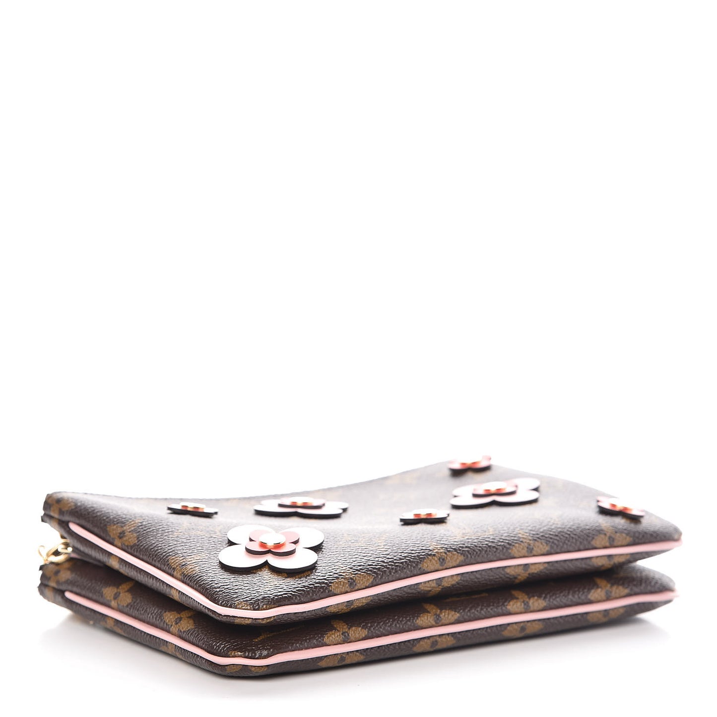 Monogram Blooming Flowers Double Zip Pochette
