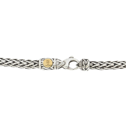 John Hardy Sterling Silver 22K Yellow Gold Palu Station Necklace 4 of 4