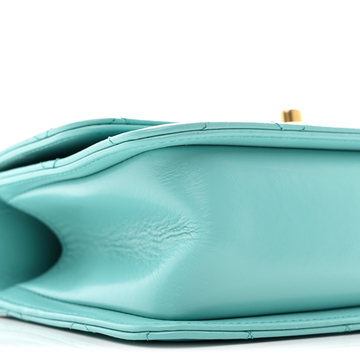 Chanel Calfskin Quilted Mini Perfect Fit Flap Turquoise 9 of 10