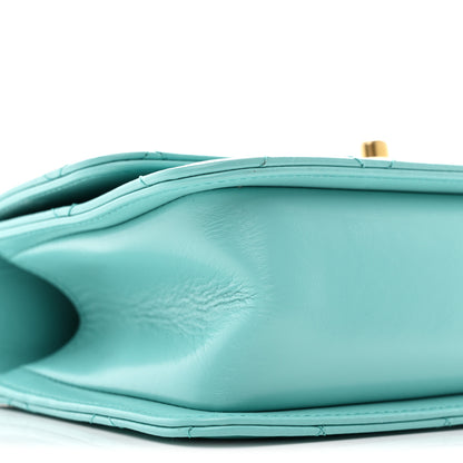 Chanel Calfskin Quilted Mini Perfect Fit Flap Turquoise 9 of 10