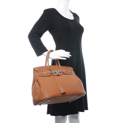 Hermes Togo Birkin 35 Gold 2 of 34