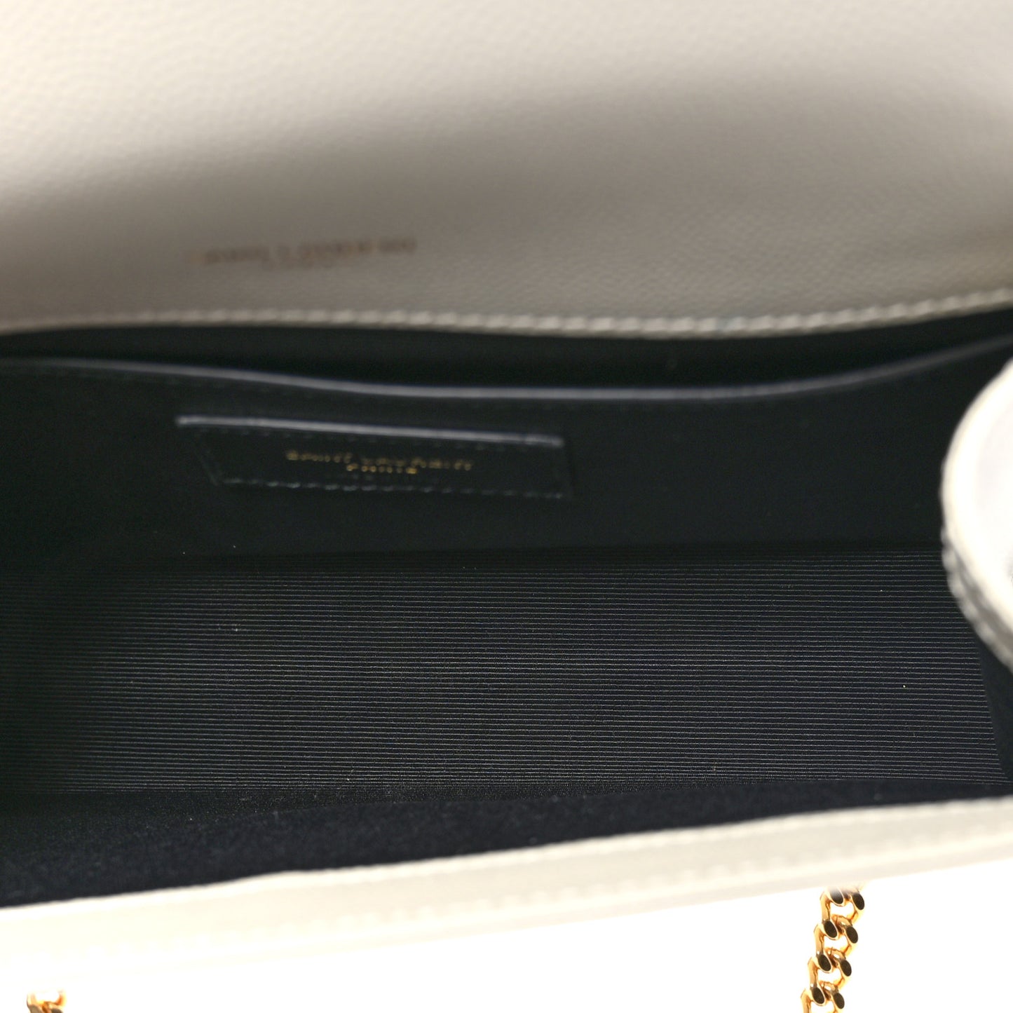 Grain De Poudre Small Monogram Kate Satchel Crema Soft