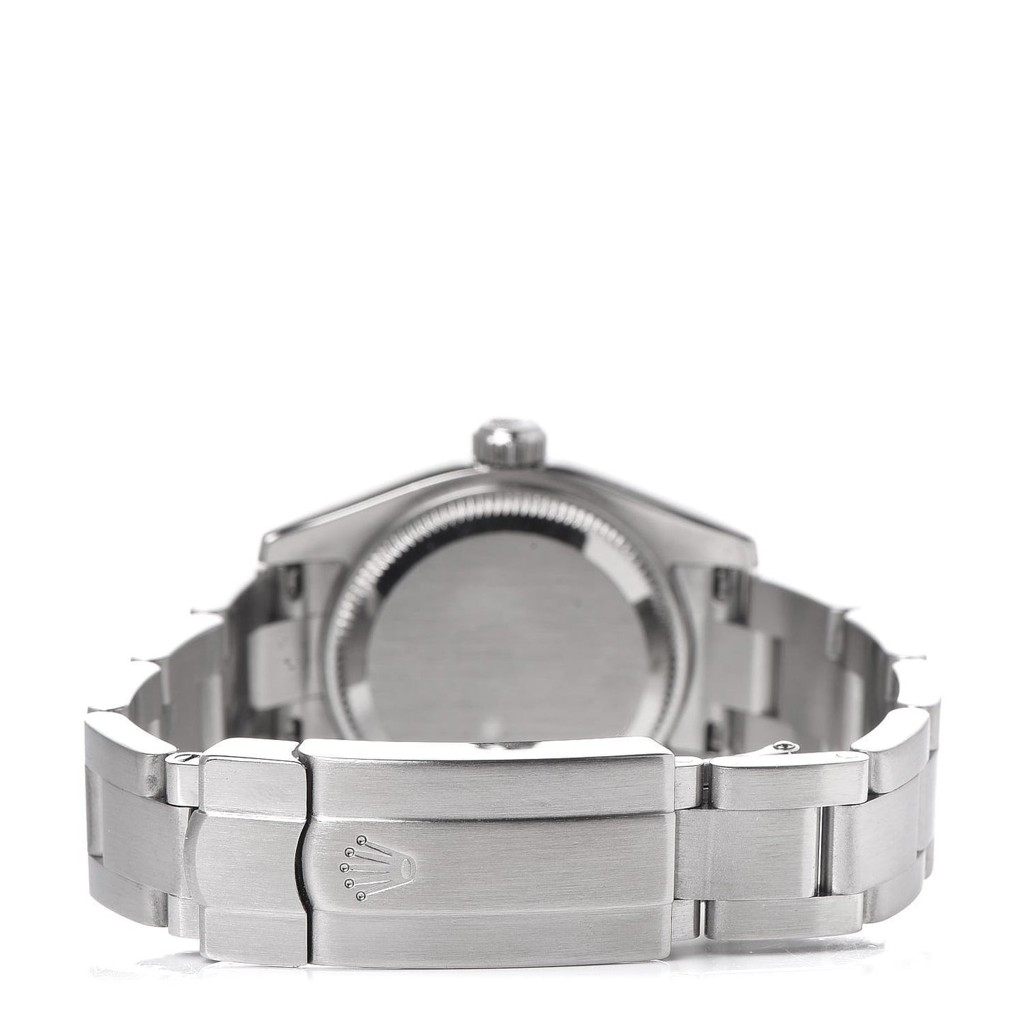Stainless Steel 18K White Gold 26mm Oyster Perpetual Watch White Roman 176234