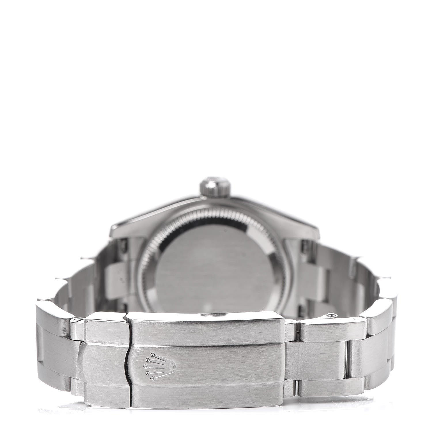 Rolex Stainless Steel 18K White Gold 26mm Oyster Perpetual Watch White Roman 176234 4 of 6