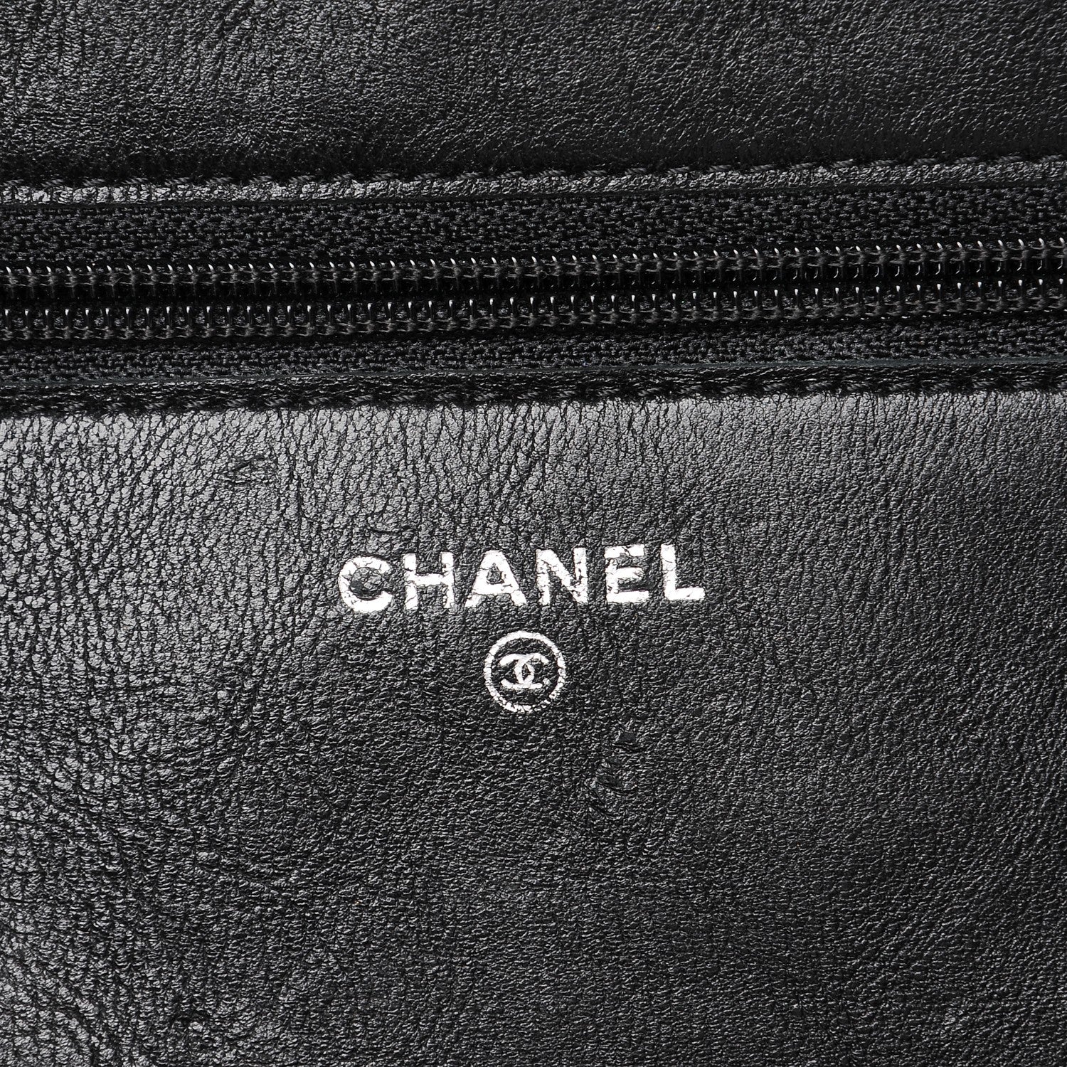 Chanel Calfskin Quilted Chain Around Boy Wallet On Chain WOC Black 6 of 10
