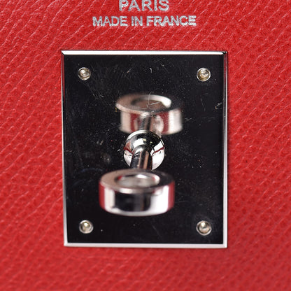 Hermes Epsom Kelly Sellier 32 Rouge Casaque 26 of 38