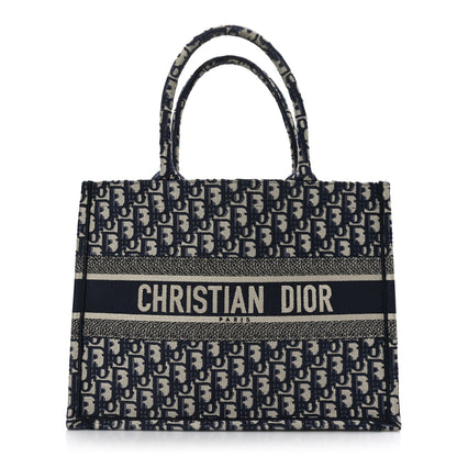 Christian Dior Oblique Medium Book Tote Blue Multicolor 1 of 8