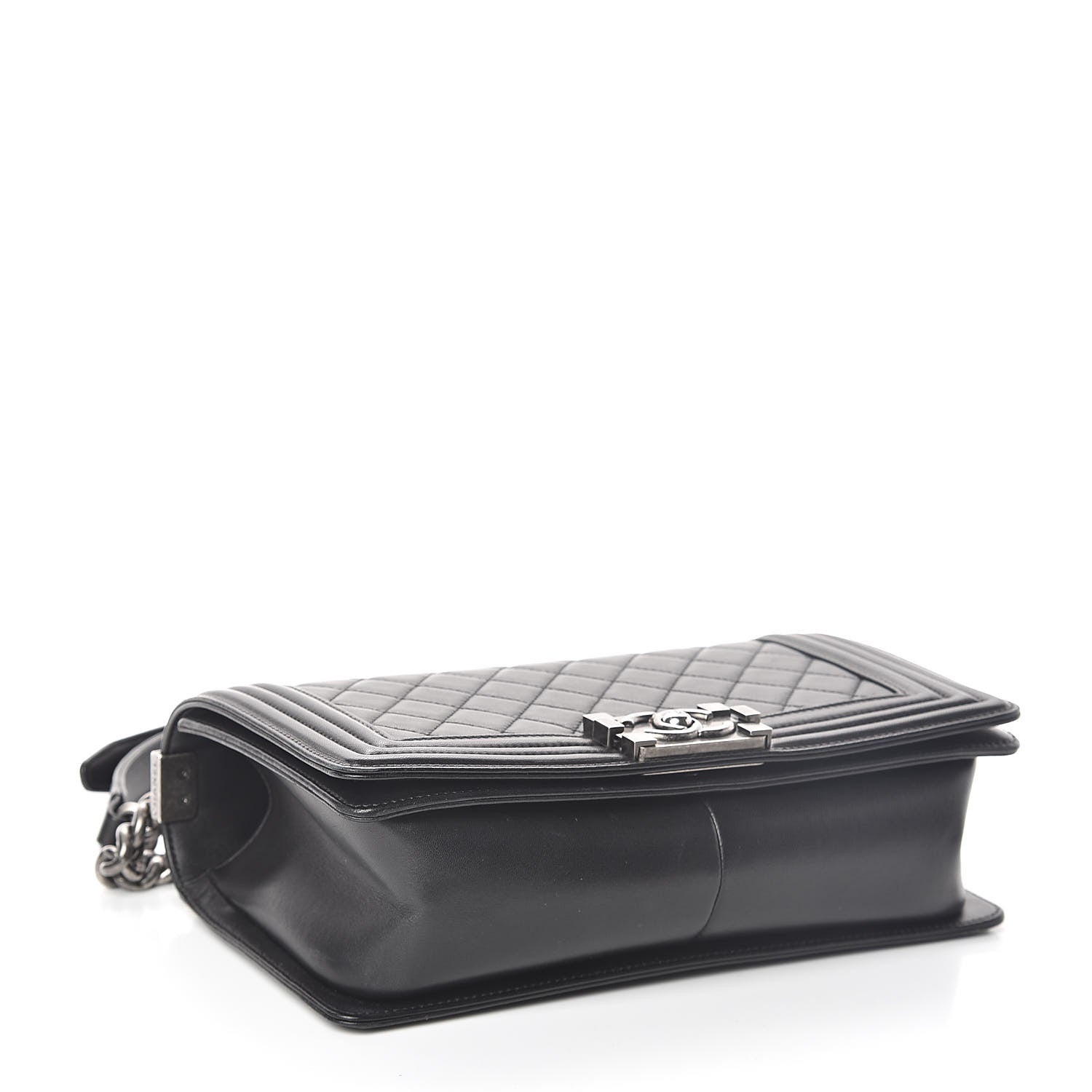 Chanel Lambskin Quilted Medium Boy Flap Black 4 of 9