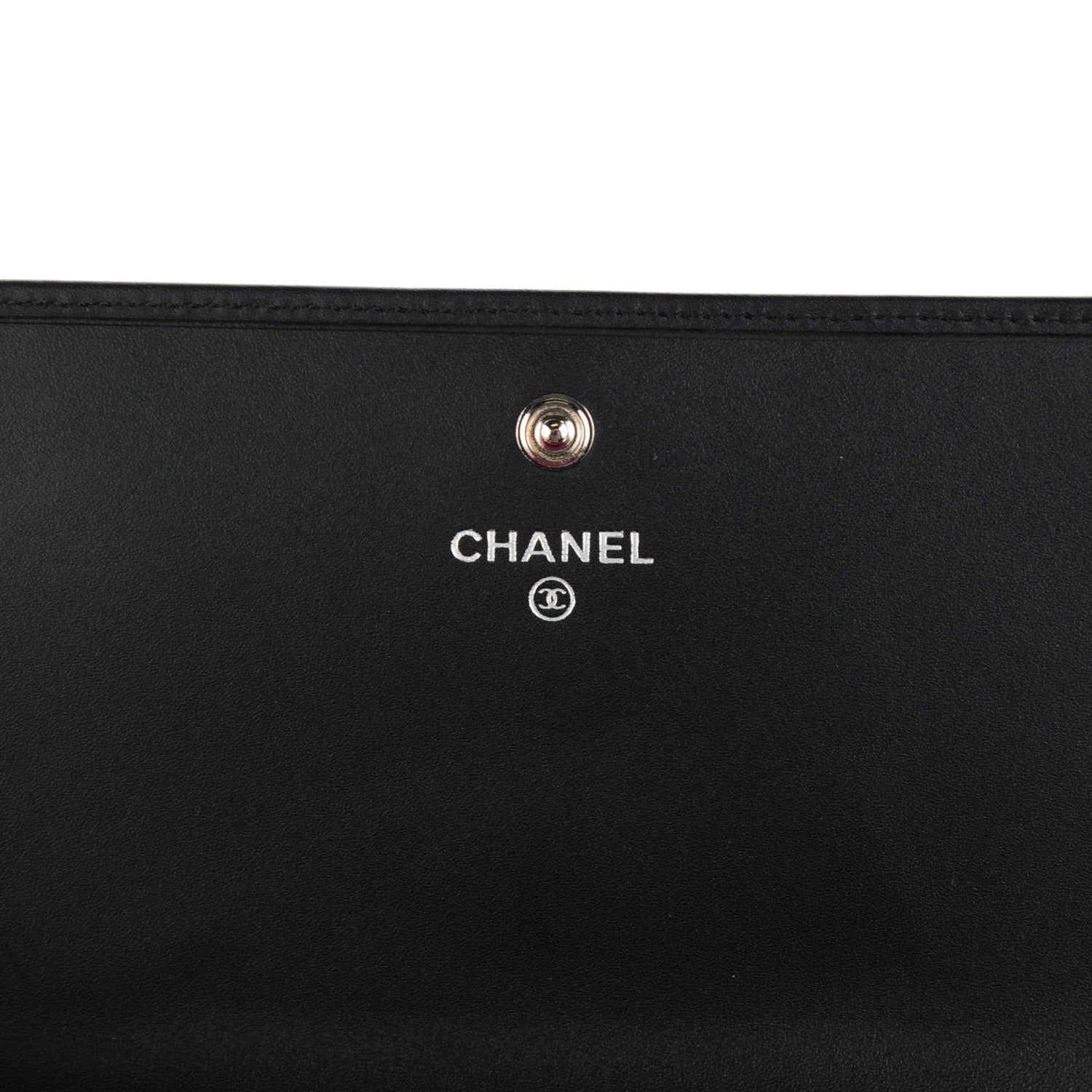 Chanel Calfskin Quilted Cambon Flap Wallet Black 6 of 8