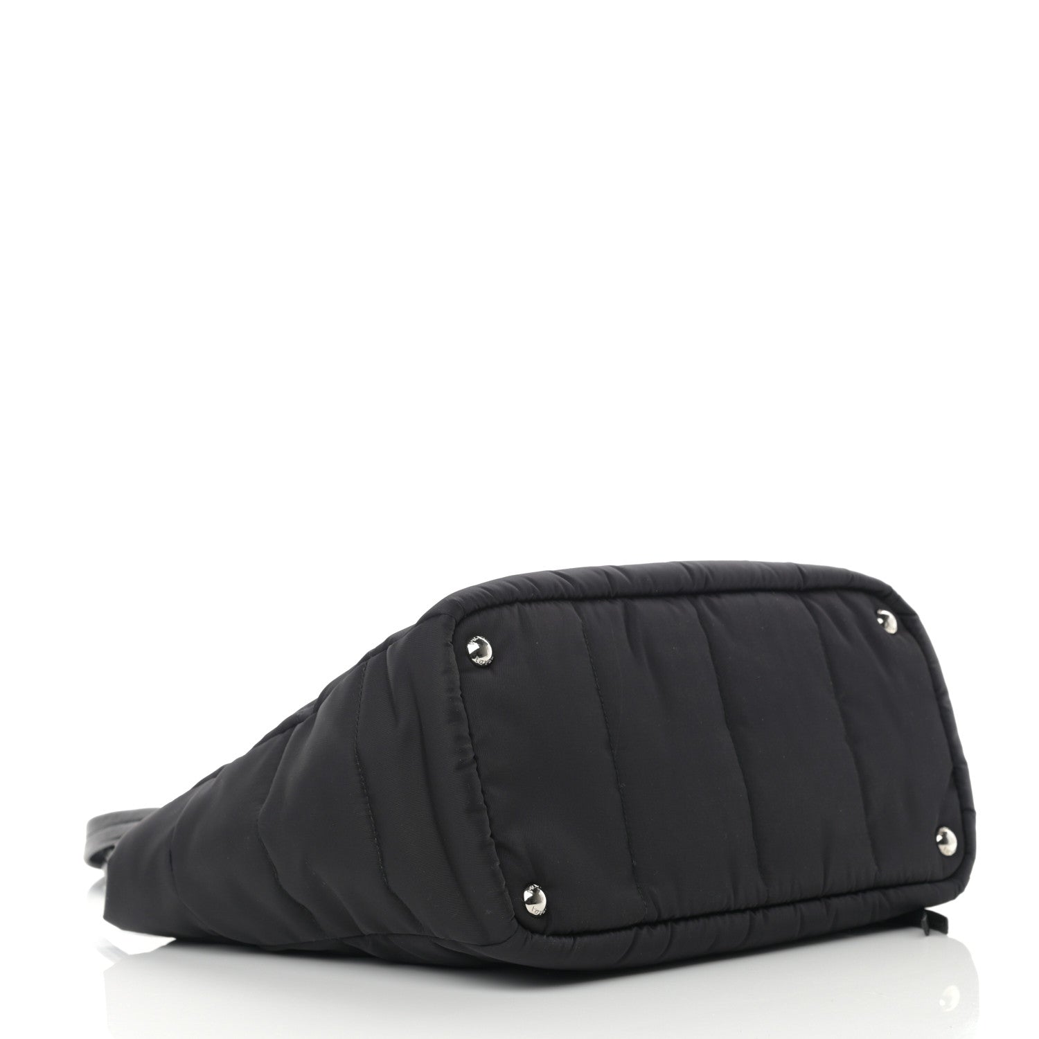 Prada Tessuto Nylon Bomber Tote Black 4 of 14