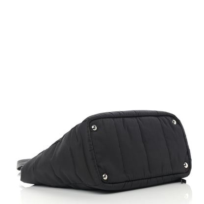 Prada Tessuto Nylon Bomber Tote Black 4 of 14
