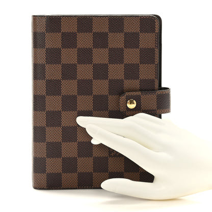 Louis Vuitton Damier Ebene Medium Ring Agenda Cover 2 of 6
