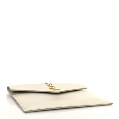 Saint Laurent Smooth Shiny Calfskin Uptown Baby Pouch Crema Soft 4 of 9