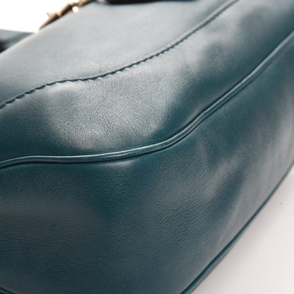 Gucci Calfskin Medium New Jackie Shoulder Bag Teal 8 of 12